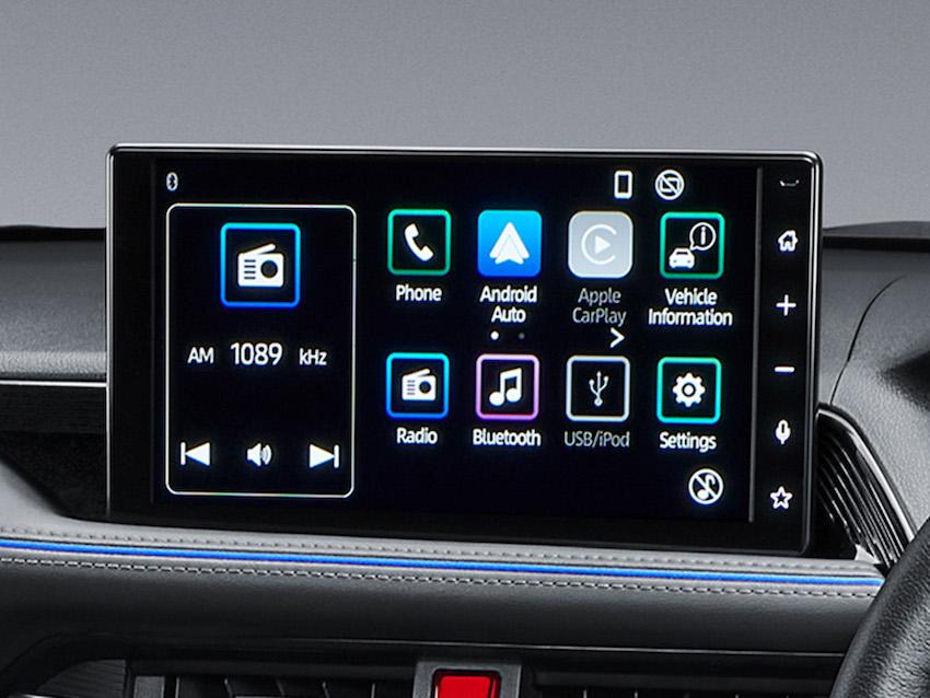 Pioneer 提供 10.1 吋影音主機螢幕，是 Yaris Cross 標配。