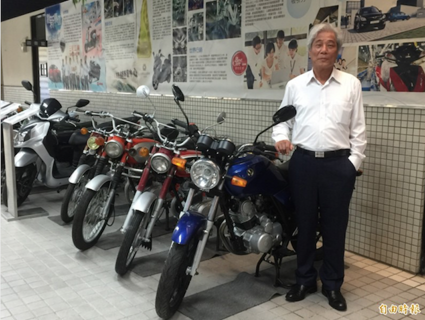 三陽工業董事長吳清源透露，年底將推出油電混合機車。（圖片來源：資料照）