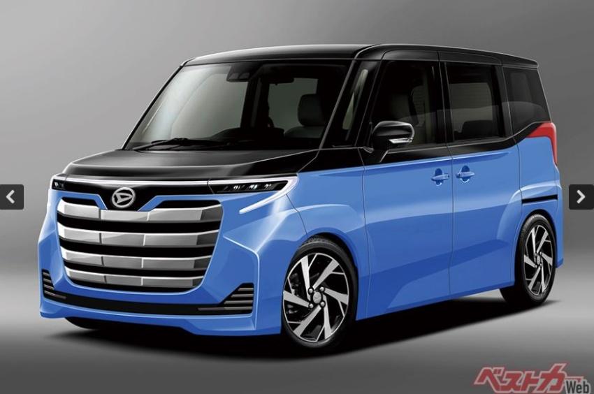 Toyota 熱銷小型 MPV 即將推出大改款車型，並由 Daihatsu 操刀打造。圖為預想圖。