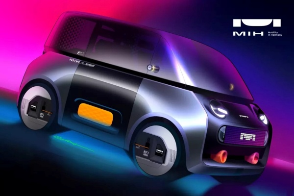 鴻海 3 人座電動小車即將登場！MIH 聯盟與黑莓達成合作開發車用軟體