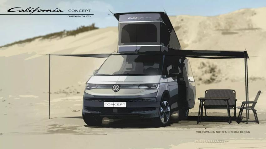 福斯預告將發表全新 California Concept 概念露營車，帶來多項新穎創舉，預計明年推出量產版本。