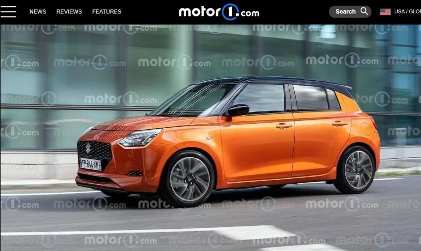 外媒以測試車為基礎，繪製出新一代 Suzuki Swift 預想圖。