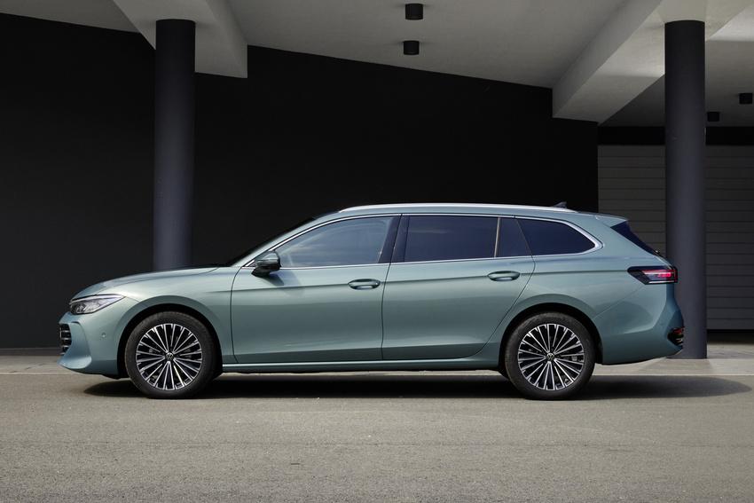 新一代 Passat Variant 是首款採用 MQB Evo 平台打造的新世代福斯，整體車格有所放大。