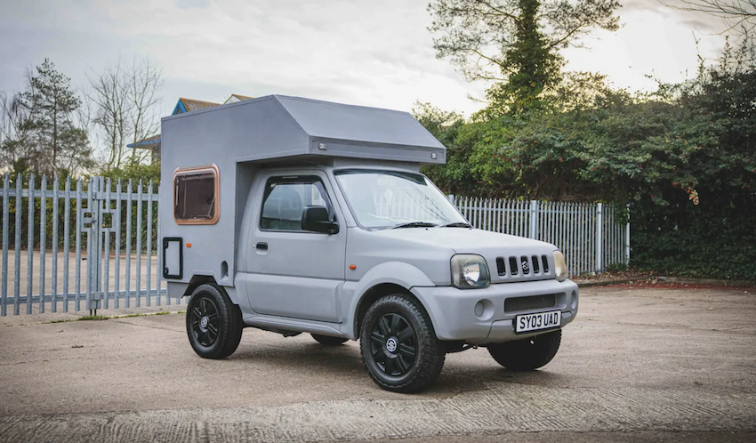 獲譽全球最小露營車！Suzuki Jimny 大改裝 床鋪與冰箱成標配