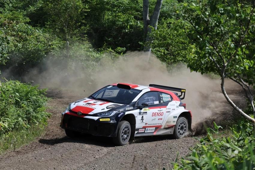 豐田章男將在北海道拉力賽上，駕駛 GR Yaris Rally1 進行示範跑。