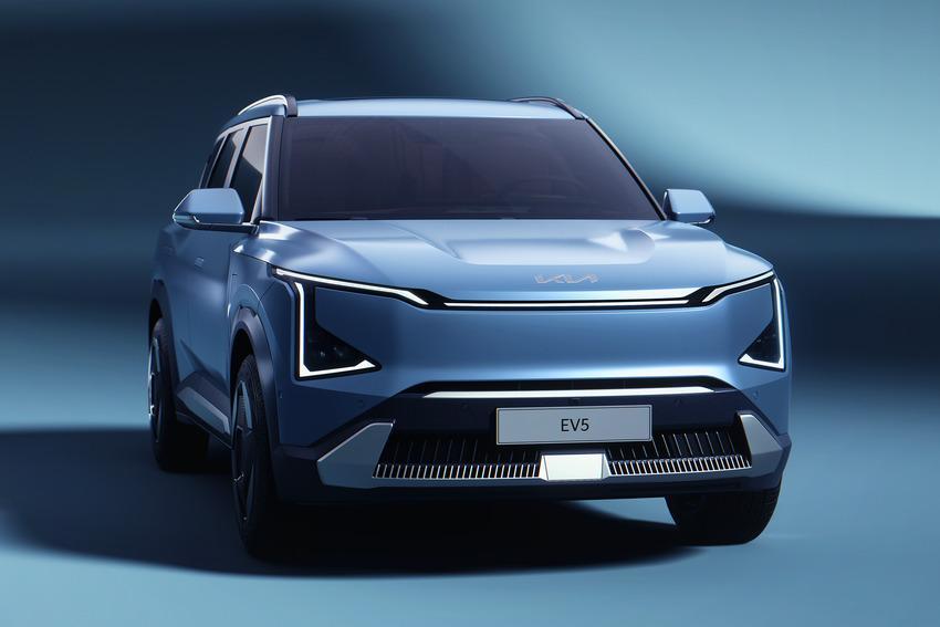 Kia 全新純電休旅 EV5，目標鎖定 Toyota bZ4X、Volkswagen ID.4 而來。