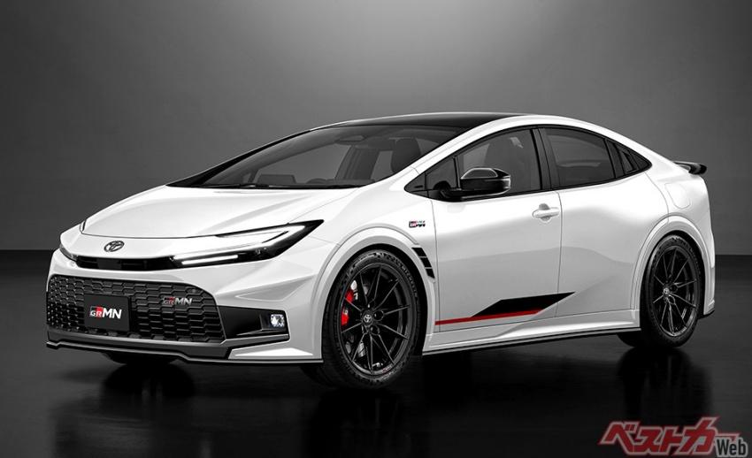 日媒釋出 Prius GRMN 預想圖，擁有更加運動化的外觀設定。