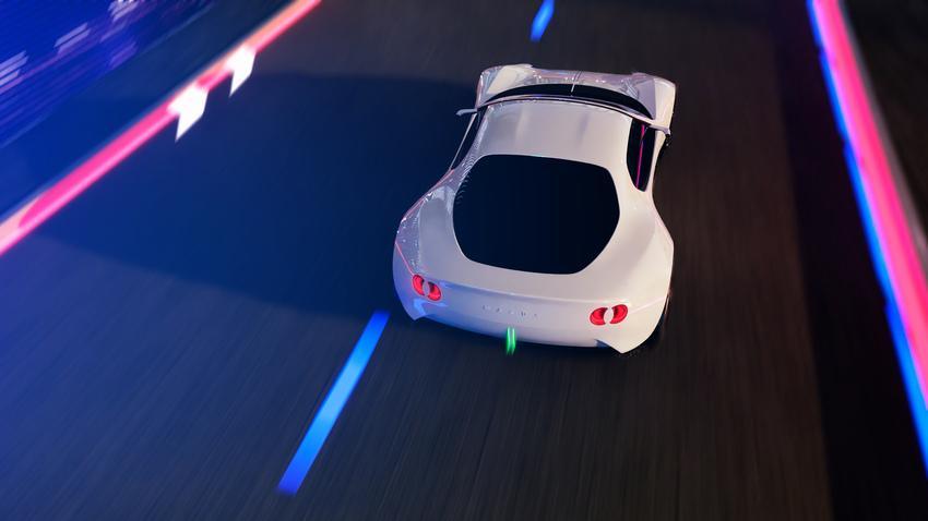 預告圖的車尾細節與先前 Vision Study Model 概念車相仿。
