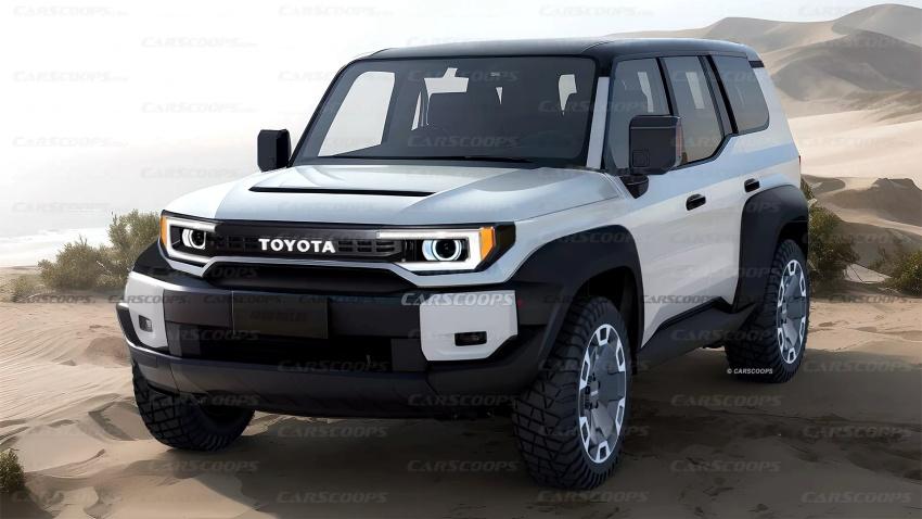 外媒指出，Toyota 全新越野休旅有望明年登場，並以燃油與油電動力為主。圖為預想圖。