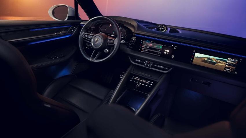 Porsche 公布 Macan EV 外觀與內裝廠圖。