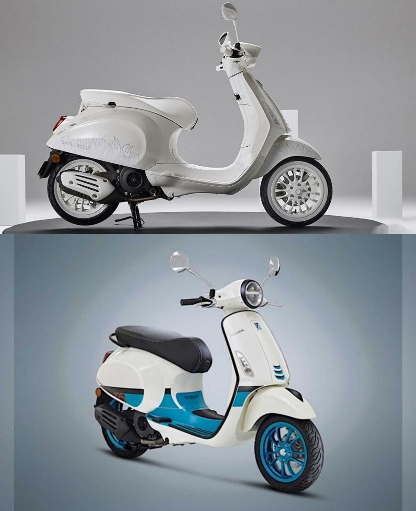 Vespa 旗下車款的造型設計都維持經典元素。