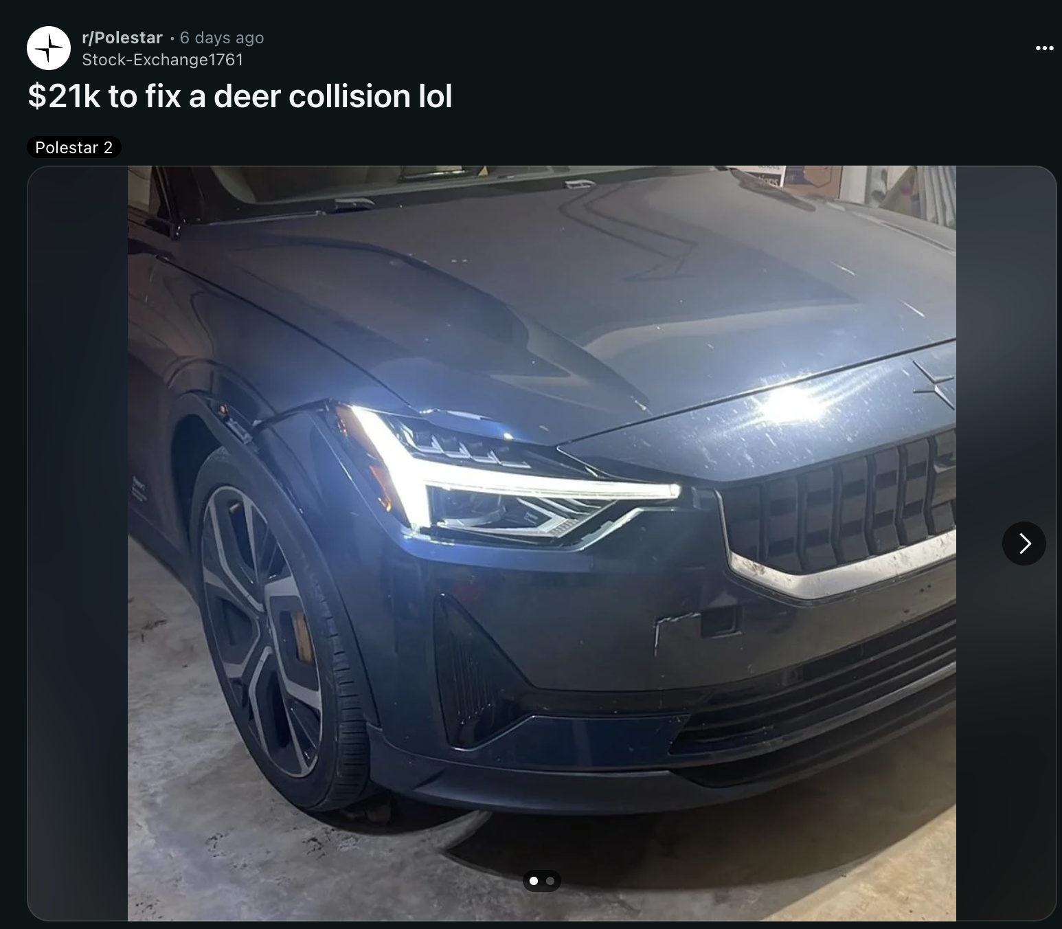 新款電動車發生小碰撞 維修費破 65 萬元！車主貼工單證實