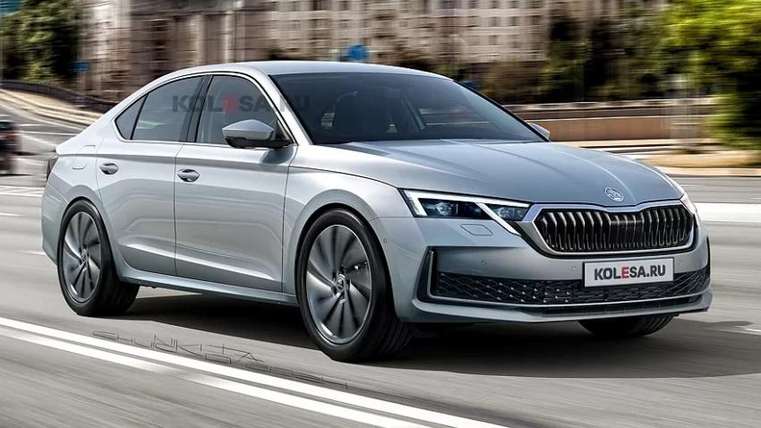小改款 Skoda Octavia 預想圖出爐，換上全新設計頭燈組。