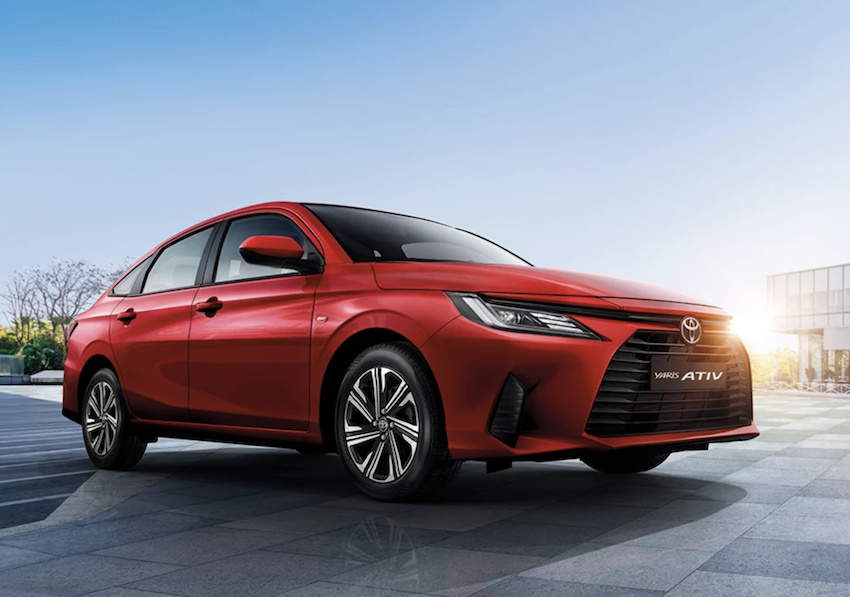 新一代 Toyota Vios Hybrid 將於今年第 1 季登陸泰國。圖為汽油版。