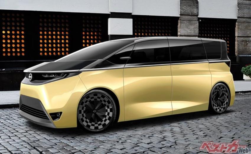 Nissan 新世代 Elgrand 預計今年底前發表新一代車型。圖為預想圖。