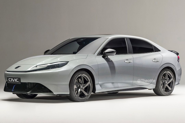 大改款 Civic 模擬圖讓外媒稱讚！設計師結合 Honda 概念車打造出新樣貌