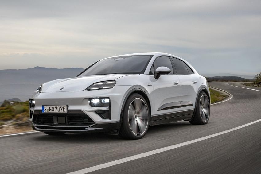 全新 Macan Turbo 採用雙馬達四驅配置，擁有 639 匹最大馬力，以及 591 公里的 WLTP 續航里程。