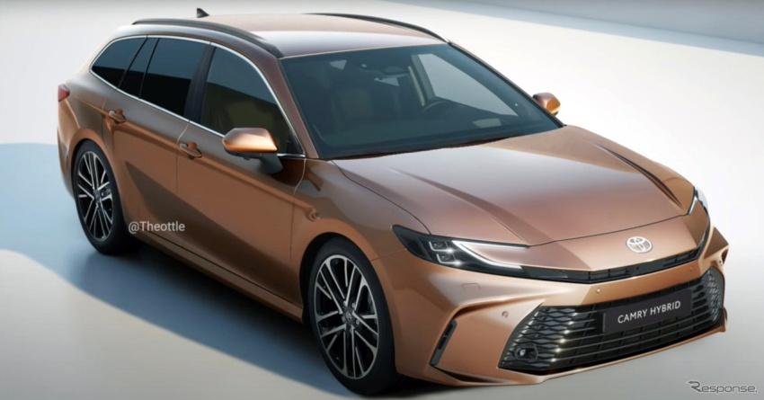外媒繪製 Toyota Camry 旅行車版本的可能樣貌。