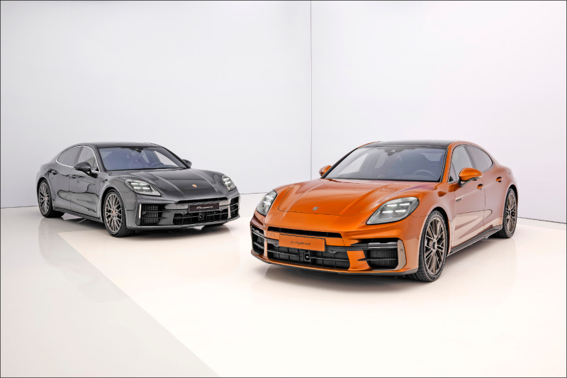 Porsche四門轎跑Panamera大改款後仍維持一貫的優美姿態。