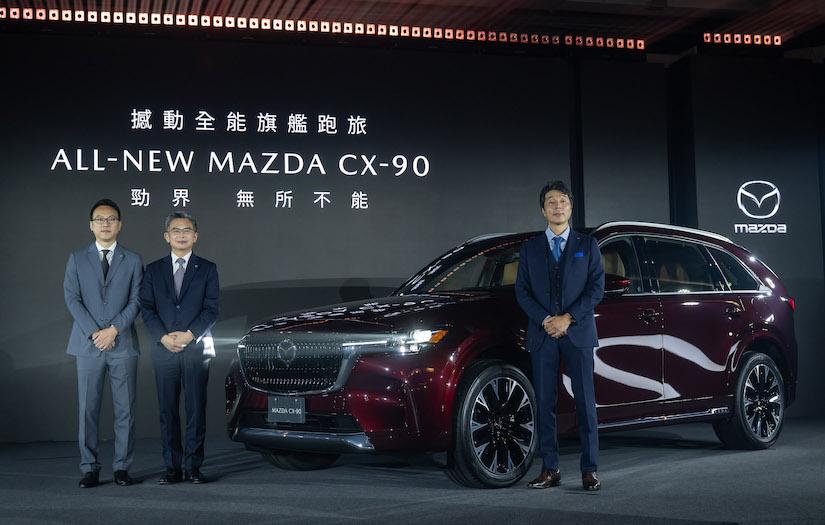 向上挑戰豪華品牌 7 人休旅！Mazda CX-90 推 3 車型 180 萬元有找