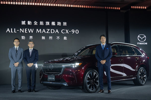 向上挑戰豪華品牌 7 人休旅！Mazda CX-90 推 3 車型 180 萬元有找