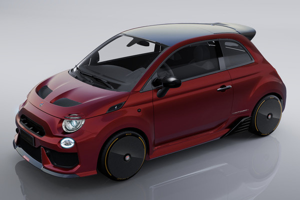 超可愛義式小車風格乍變！Fiat 500 化身暴力小鋼炮展現驚人氣勢