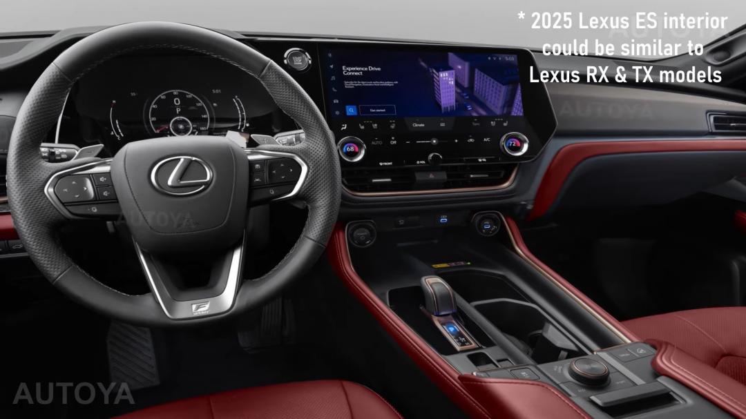 借鏡 Camry 的操作套路？Lexus ES 改款模擬圖有既視感