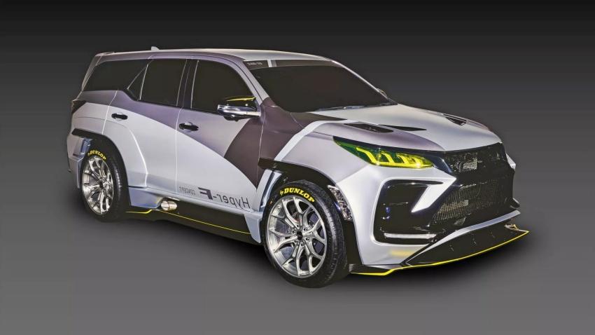Toyota 以越野休旅 Fortuner 為基礎打造 Hyper-F 概念車。