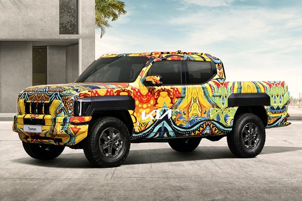 Kia 全新皮卡 Tasman 動感現身！預計年底發表 鎖定 Hilux、Ranger 而來