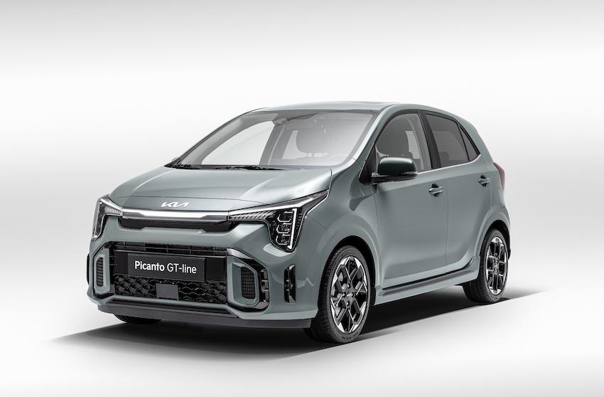 Kia Picanto 二度小改款，外觀變動明顯大，車頭有著 H 型的視覺。