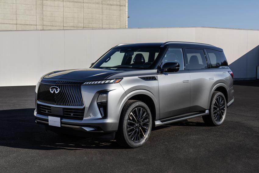 延續 QX Monograph 概念車設計，全新外型看起來更加豪華霸氣。