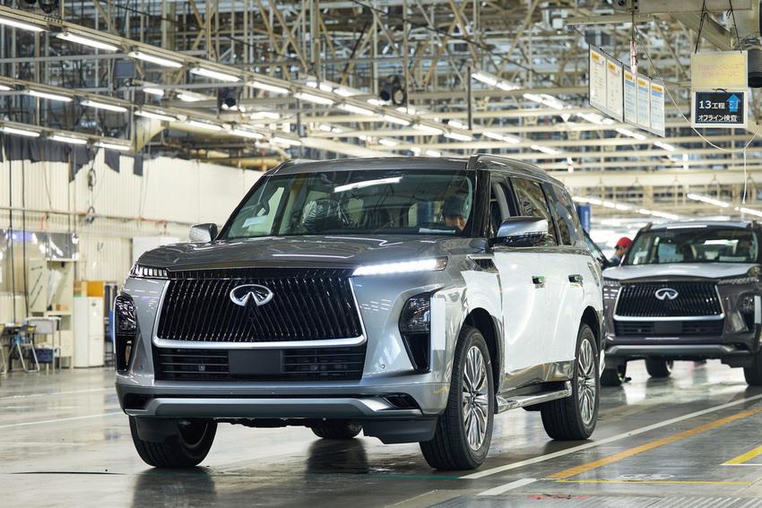 大改款 Infiniti QX80 已在日本九州工廠投產，將率先在北美上市。