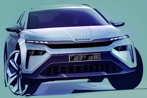 Skoda 純電入門 SUV 動感造型首度曝光！全新設計語彙加持打造帥氣樣貌