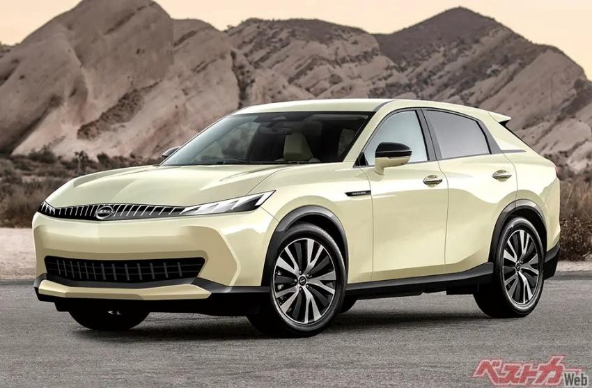 La nueva generación del Nissan Skyline adoptará un estilo de automóvil deportivo crossover, con una potencia de 450 caballos de fuerza. La imagen es una imagen esperada.