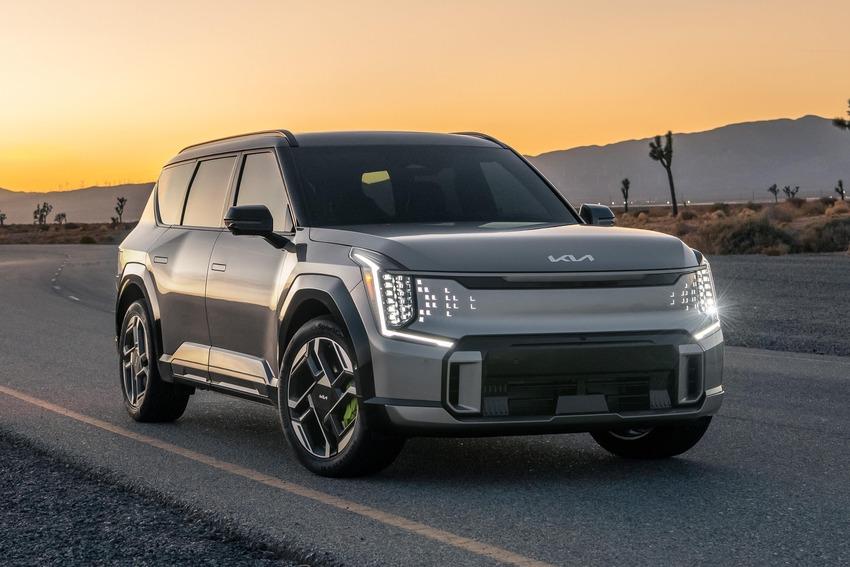 Kia EV9 GT 無預警現身，預計明年下半年正式世上。