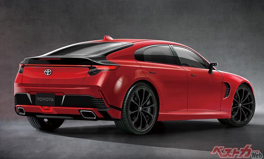 新一代 Toyota GR86 有望以 Lexus IS 後驅平台打造。此為預想圖。