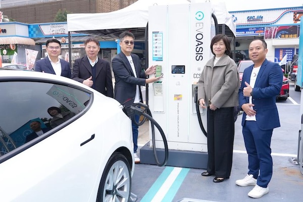 電動車充電站還會更多！EVOASIS 拼 2025 年 800 支快速充電槍