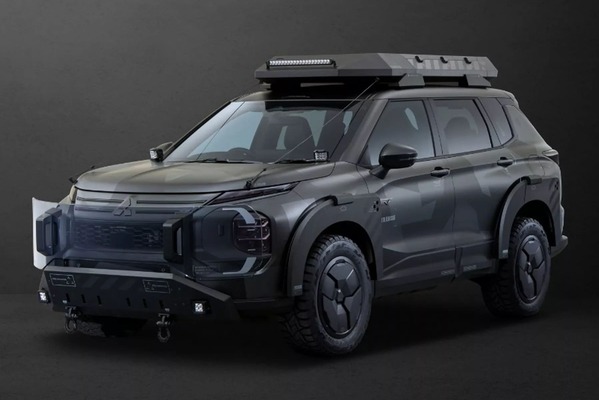 三菱主力休旅 Outlander 改款化身特務戰車！強烈軍事風格更加吸睛