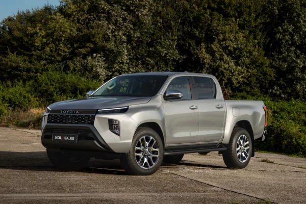 Toyota 最暢銷皮卡 Hilux 大改款造型揭露！分離式頭燈搭配粗獷車頭設計