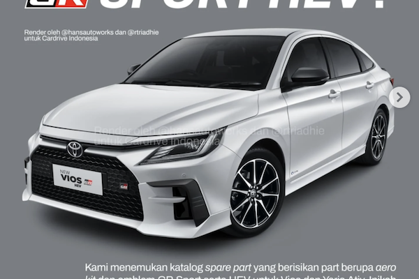 不但省油還有運動化外觀！Toyota Vios Hybrid GR Sport 即將發表