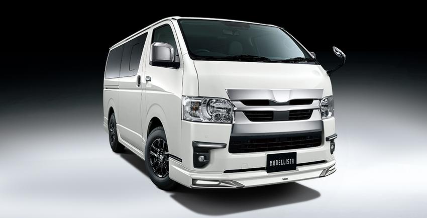 Toyota 御用改裝品牌 Modellista 為新年式 Hiace 商旅打造專屬風格套件。