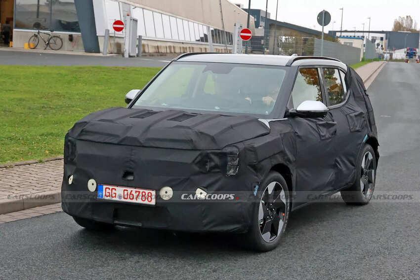 Kia 全新純電休旅 EV2 測試中，預計今年亮相，鎖定入門級電動車市場。