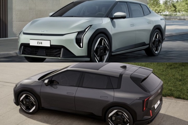 提供跨界轎跑與掀背車選擇！Kia 提前釋出 EV4 量產版廠圖