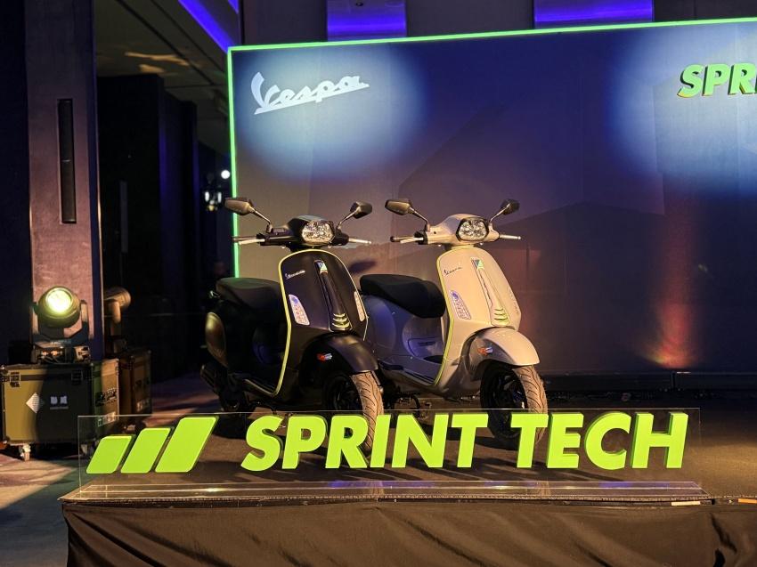Vespa 全新 25 年式 Sprint Tech 150 正式上市。
