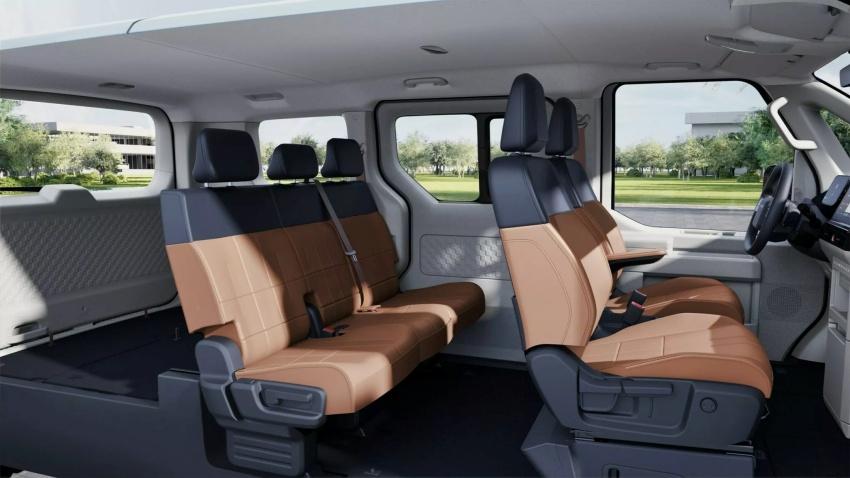 PV5 Passenger 主要用於載運，第三排空間可以靈活運用。