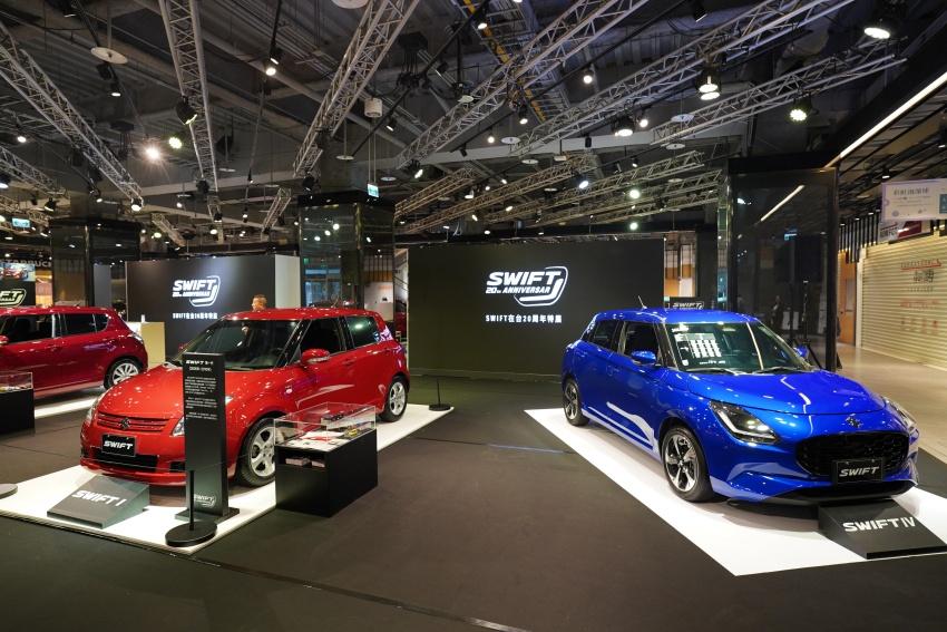 Suzuki 舉辦 Swift 在台 20 週年展覽，現場有歷代 Swift 以及品牌在售新車。
