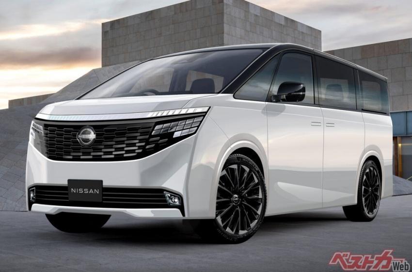 Nissan 新一代 Elgrand 旗艦 MPV 預想圖出爐，維持方正車身設定。