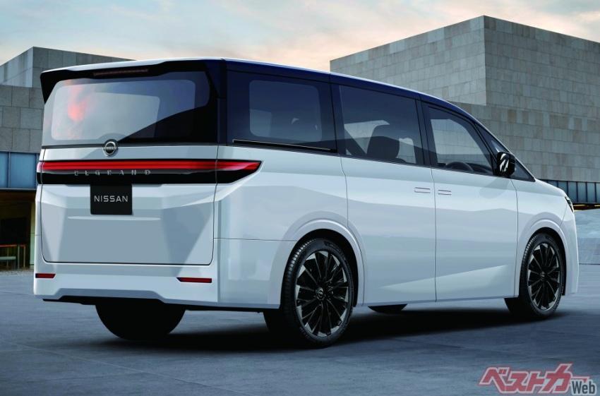 車尾採用貫穿式尾燈組並具備簡約的設計鋪陳。圖為預想圖。