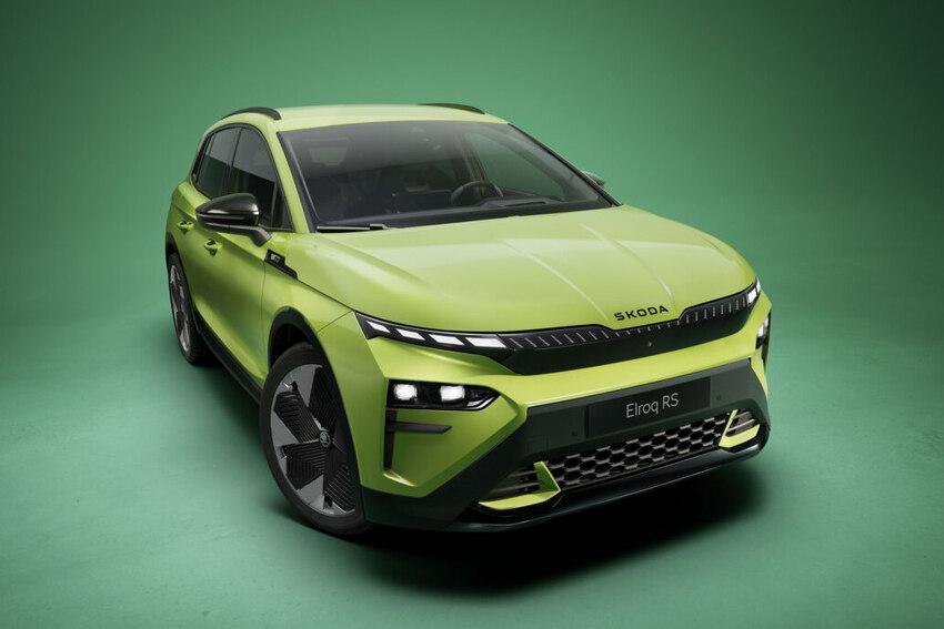 Skoda Elroq RS 正式現身，擁有更加搶眼的運動化造型。