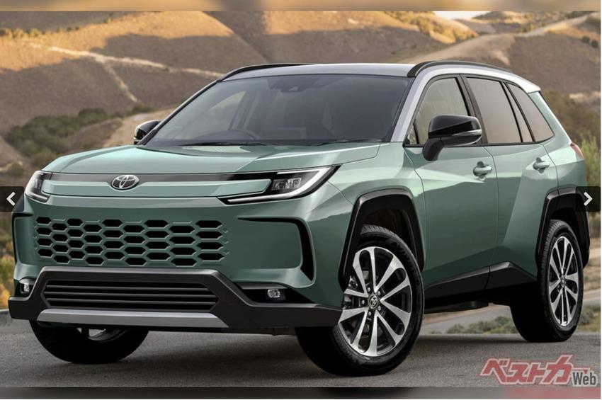 圖為大改款 RAV4 預想圖。